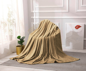 Blanket 200 x 220 Microfiber Embossed Ardea Stripes 58