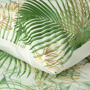 Bedding 220 x 200 3pc Satin Nelly4 Green