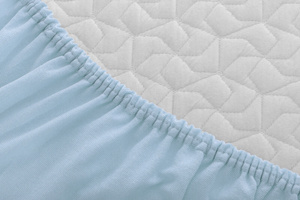 Jersey sheet with elastic Tyrs 017 Blue 160x200