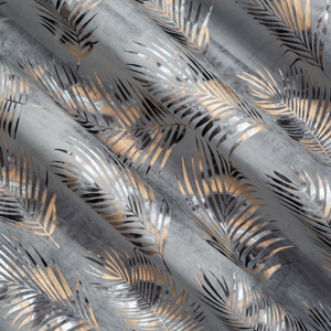 Zasłona 140 x 250 Dekoracyjna Welwet Gloria2 Stal