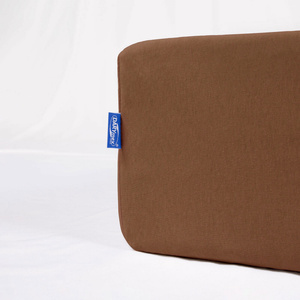 Jersey sheet with elastic 045_D Chocolate 180x200