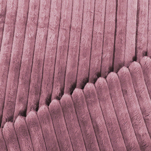 Koc 160 x 200 Mikrofibra Tłoczona Ardea Pasy 25