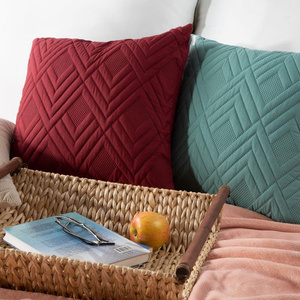 Poszewka Design91 Alara/1 40 x 40 Ciemnozielony