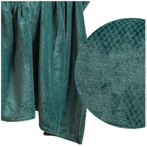 Koc 70 x 150 Pluszowy Mikrofibra Willy Butelkowy