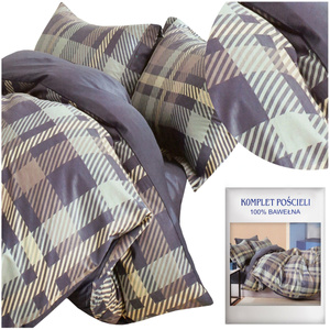 Bedding set 160 x 200 3 pcs Cotton Satin no. A1811