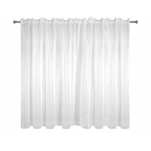 Lucy Decorative Curtain on Tape 300 x 160 White