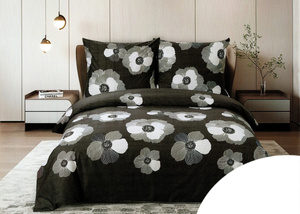 Bedding 140 x 200 2pcs Cotton Satin No. A1604