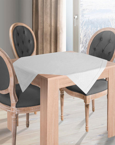 Tablecloth 85 x 85 Decorative Clara2 White