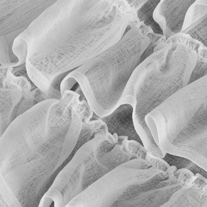 Firana Dekoracyjna Lilia1 45x150 Na Szelkach Biała