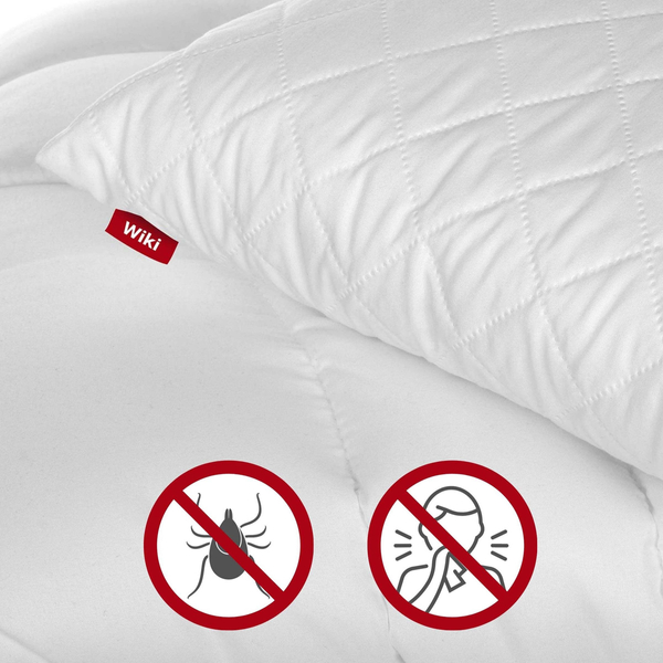 Pillow 60 x 70 Quilted Granulate with Zipper Wiki