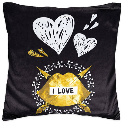Poszewka 40 x 40 Dekoracyjna Heart Velvet 04