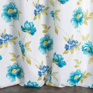 Curtain 140 x 270 Decorative Alma White+Blue