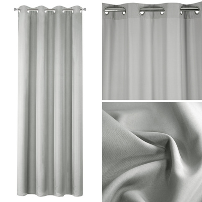 Zasłona 140 x 250 Dekoracyjna Adore Stal