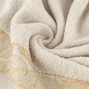 30 x 50 Bath Towel Cotton Agis 02 Beige
