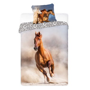 Bedding 140 x 200 Youth Horses 006 Rumpled