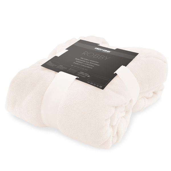 Szlafrok Mikrofibra Gładki z Kapturem Lina 05 S