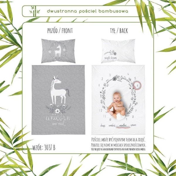 Pościel Bambusowa Dziecięca Idylla 3037B 100x135 2 części