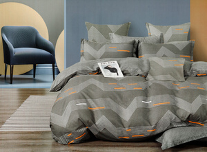 Bedding 160 x 200 3pc Satin Cotton No. A1702