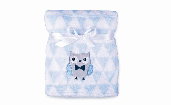 Blanket 75 x 100 Microfiber with Embroidered Ricco RI2A