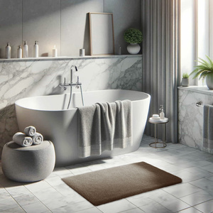 Rug 60 x 90 Soft Plush Fur Rabbit 106