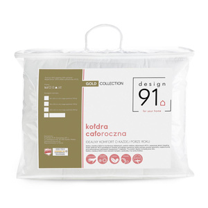 Quilt 160 x 200 Anti-allergenic Gold White