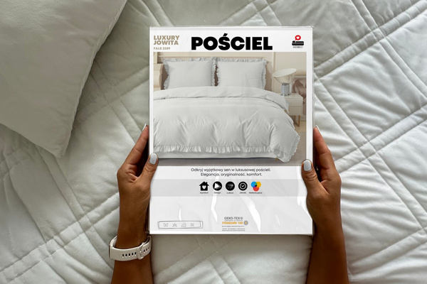 Pościel 220 x 200 3cz z Falbaną Luxury Jowita 07