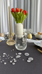 Tablecloth 120x160 Stainproof Classic Savio Graphite