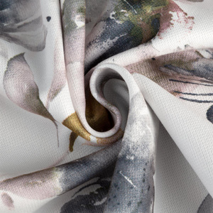 Zasłona 140 x 270 Dekoracyjna Nika Taśma Bia+Stal