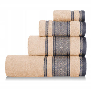 Towel 100 x 150 Cotton Panama 500g/m2 Beige