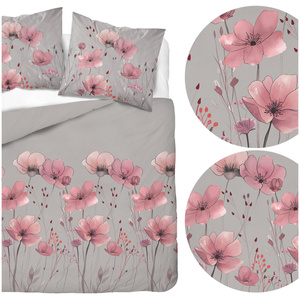 Bedding 160 x 200 3pcs Asti Satin Cotton 5493B