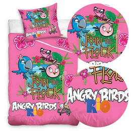 Children's License Bedding 228 Angry Bird Rio Multicolored 160x200NP 2 Pieces