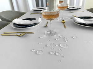 Tablecloth 110x160 Stain-resistant Surbo White
