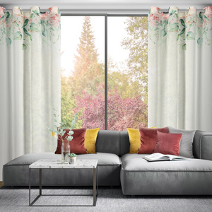 Zasłona 135 x 250 Dekoracyjna Przelotki Alora B+Ró