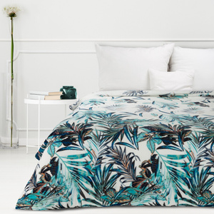 Koc 150 x 200 Mikrofibra Pilar Biały+Niebieski