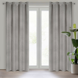 Amaro Blackout Curtain 140 x 250 Ashen