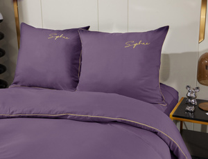 Bedding set 160 x 200 4 pcs with Areta 02 Embroidery