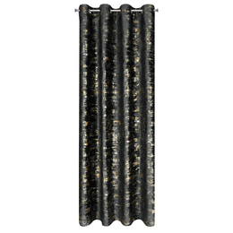 Zasłona 140 x 250 Welwet Przelotki Tami Czarny
