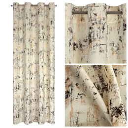 Zasłona 140 x 250 Dekoracyjna Velvet Tonia Krem