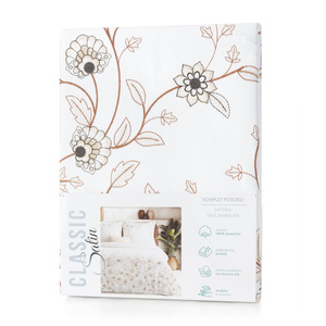 Pościel 140 x 200 2cz Satyna Bawełniana Spring 44