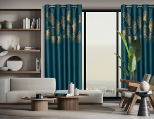 Ready-made Curtain 140 x 250 Harmony C.Turquoise Sleeve