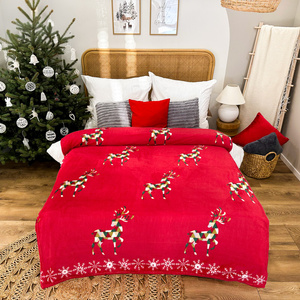 Blanket 160 x 200 Microfiber Christmas Vilde 13