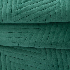 Bedspread 170 x 210 Herringbone Velvet Caden 05