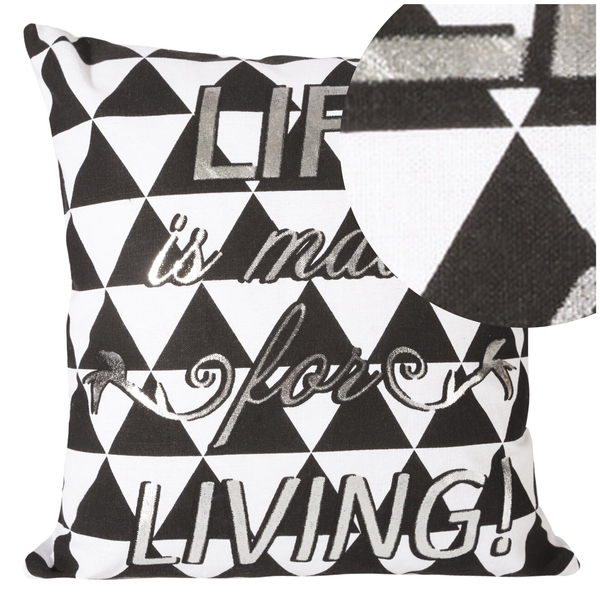 Decorative pillowcase Nela/2 40 x 40 Black