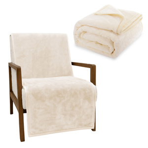 Koc 70 x 160 Akrylowy Jednolity Ciepły Yasemin 08