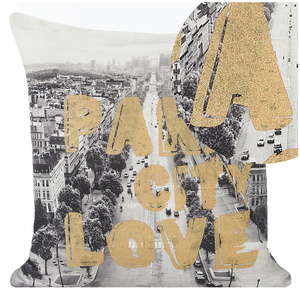 Paris Decorative Pillowcase 8 40 x 40 White