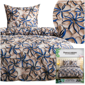 Bedding 140 x 200 2pcs Satin Maria 3123