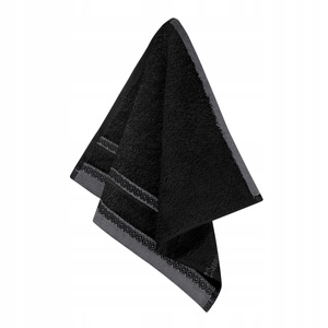 Towel 50 x 90 Cotton Panama 500g/m2 Black