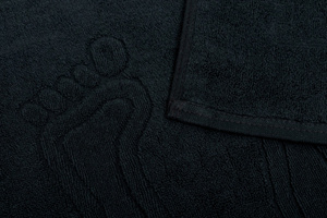 Bathroom Rug Sora 50 x 70 30 650 g/m2 Black