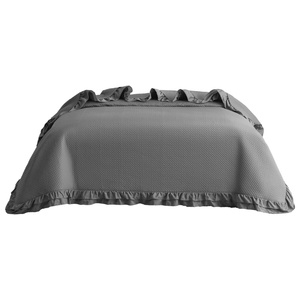 Quilted Bedspread 220 x 240 with Ruffle Rosella 01