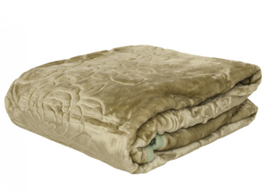 Stamped Acrylic Blanket A-021 Olive 160x210